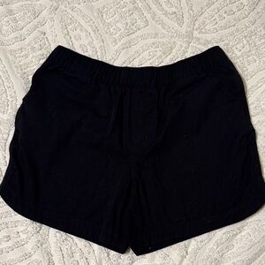 Carhartt Women's Black Elastic-Waist Athletic Shorts